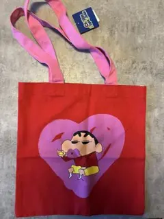 未使用　クレヨンしんちゃん トートバッグ ハート