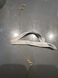 Dior CDロゴネックレス ゴールド