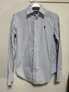 Ralph Lauren スリムフィット 長袖シャツ　ストライプ