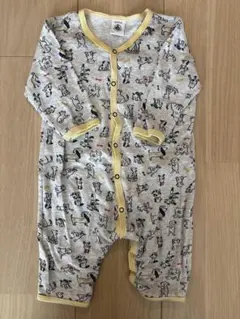 PETIT BATEAU プチバトー わんちゃんロンパース 犬柄 6m 67cm