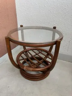 ガラステーブル サイドテーブル