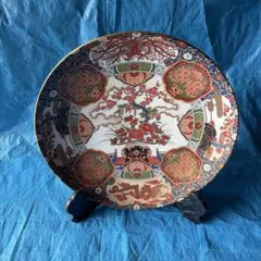 有田焼 静山作 飾皿 大皿 鳳凰 龍 牡丹 縁起物 - メルカリ
