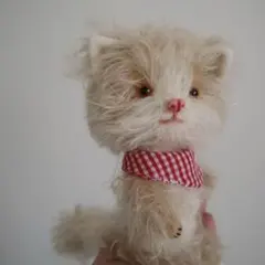 甘いカラーのワンさん アーティストベア 犬 テディベア 海外作家様