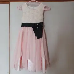 フォーマルドレス 130cm ピンクと白