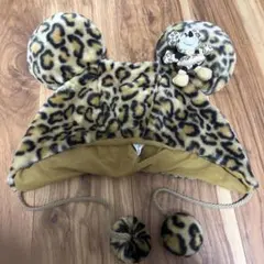 【レア⭐︎】ヒョウ柄ミニーファンキャップ