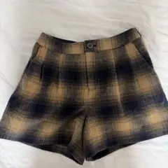ViS チェック柄 ショートパンツ