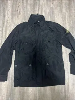 Stone Island ブラック ポリエステルナイロンフィールドジャケット Lのサムネイル