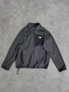 90s ノースフェイス フリースジャケット POLARTEC 黒　古着　XL