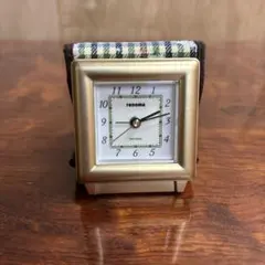 renoma ゴールド スクエア置時計