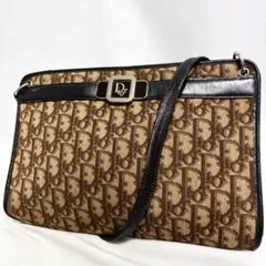 クリスチャンディオール トロッター ロゴ 金具 キャンバス ショルダーバッグのサムネイル