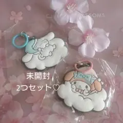 サンリオキャラクターズ めじるしラバーチャーム シナモロール　マイメロディ