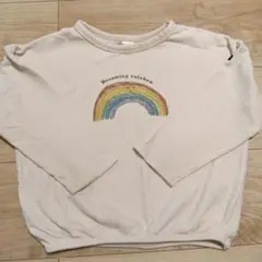 キッズ tete a teteトレーナー Dreaming rainbow