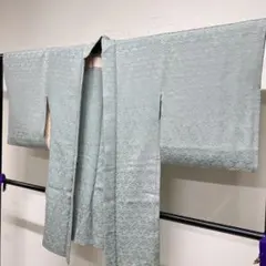 羽織　一つ紋　雲地紋　無地　くすみカラー　着物　011tz