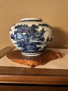 陶芸・鍋島染付】鍋島焼 祥瑞画 鍋島青山作 - メルカリ