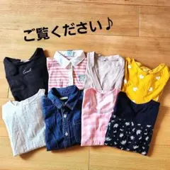 秋冬物 8品【130】美品あり 女の子 長袖 ワンピース まとめ子供服
