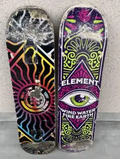 Element 7.75 スケートボード スケボー デッキ 2枚セット着払い