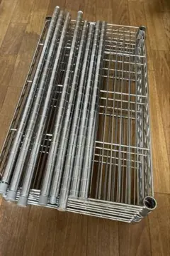 スチールラック シルバー 約120cm x 60cm