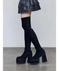 EMODA スクエアフィットロングブーツ