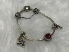 Pandora スターリングシルバー ビーズブレスレット（中古）