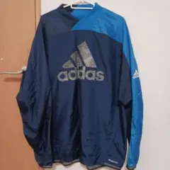 adidas climastorm ピステ・ウィンドブレーカー ネイビー/ブルー