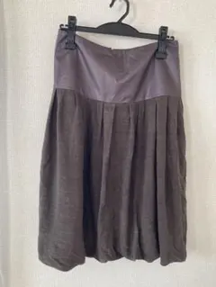 ボードビル　バルーンスカート　スカート　ブラウン　ブランド服　高級