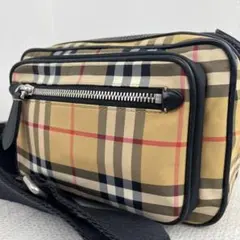 Burberry バーバリー ショルダーバッグ ノバチェック ナイロン レザーのサムネイル