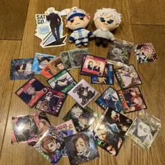 呪術廻戦ステッカーとぬいぐるみセット