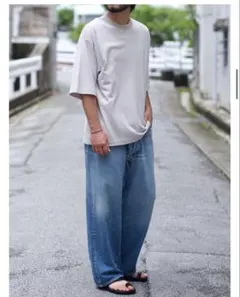 KAJA STANDARD SELVEGE WASHED DENIM PANTS - メルカリ