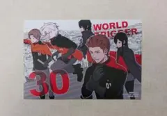 ワールドトリガー30巻　購入特典　イラストカード　ポストカード　特典のみ
