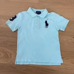 Polo Ralph Lauren 水色ポロシャツ　4/4T