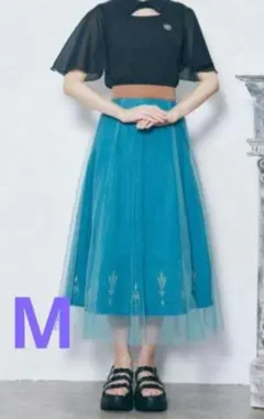 しまむら　ちはる　アナ雪　アナと雪の女王　エルサ　ロングスカート　Mサイズ