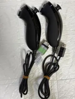 ⭐️24時間以内発送⭐️ Wii ヌンチャク　2個セット　ブラック　黒