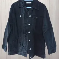 BACK NUMBER ダメージデニムジャケット ブラック