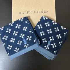 新品　ラルフローレン　タオルハンカチ　2枚セット