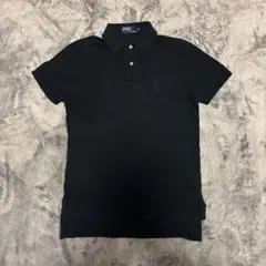 美品 ラルフローレン ポロシャツ ブラック 黒 ブルー ビッグポニー