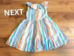 next ベビー ワンピース ストライプ フリルのサムネイル