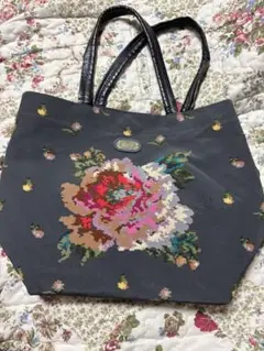 FEILER 花柄トートバッグ グレーのサムネイル