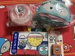 ハンギョドン 当たりくじ ポーチ・手ぬぐい・キーホルダー•蒸し器 セット