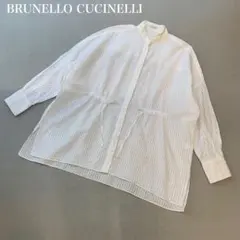 BRUNELLO CUCINELLI バンドカラー　オーバーサイズシャツのサムネイル