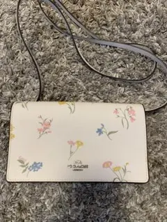 COACH 花柄ショルダーバッグ　ショルダーバック　ポシェット