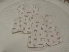 ベビー用パジャマベスト 2枚セット サイズ50-70 アカチャンホンポ