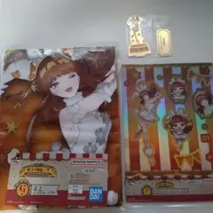 カラフルピーチ　一番くじ　えと　ビッグタオル　アクリルスタンド　ステッカー