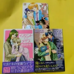 【一部初版】嶋田尚未 商業BL漫画 3冊セット 帝王の甘い罠 他 コアマガジン