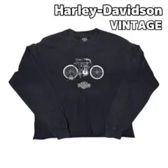 HARLEY-DAVIDSON ロングTシャツ カットオフ ブラックのサムネイル
