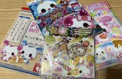 メモ帳 フレークシール まとめ売り 平成レトロ 当時物 うさぎ 動物