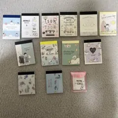 メモ帳 12冊セット キャラクター まとめ売り