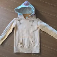 DENIM DUNGAREE フード付きパーカー