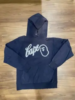 【古着】A BATHING APE/エイプ ネイビー パーカー Mサイズ