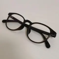 度入り【JINS】ダークブラウン　ラウンドフレーム