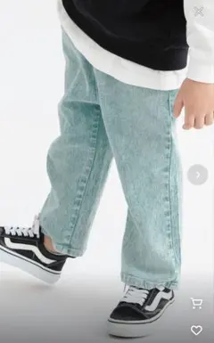 カラフルピグメントパンツ グリーン